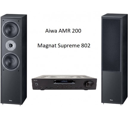 Aiwa AMR 200 & Magnat Supreme 802 Stereo Müzik Sistemi